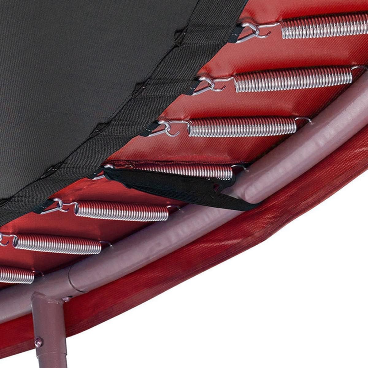 Trampoline Replacement Spring Cover Mat 6ft 8ft 10ft 12ft 14ft 15ft 16ft Trampoline Edge Cover, Red (Color : Red, Size : 16ft)