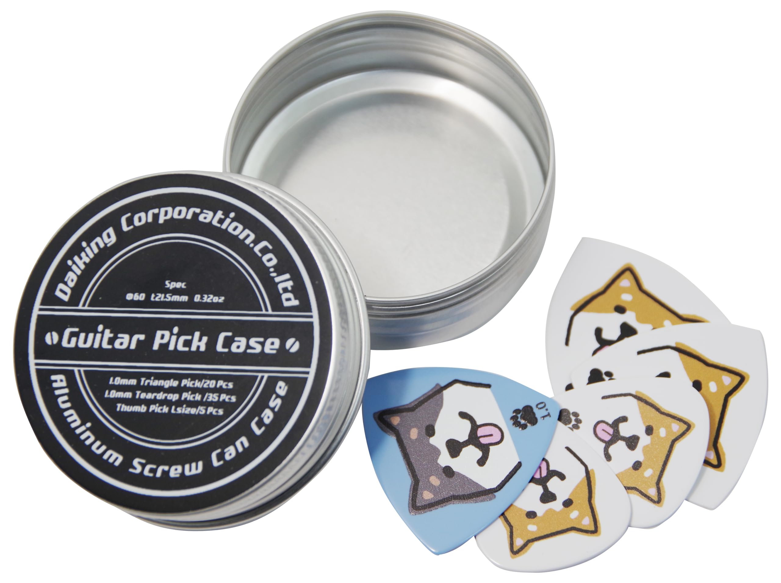 DKAL+5SPKS Guitar Pick Case