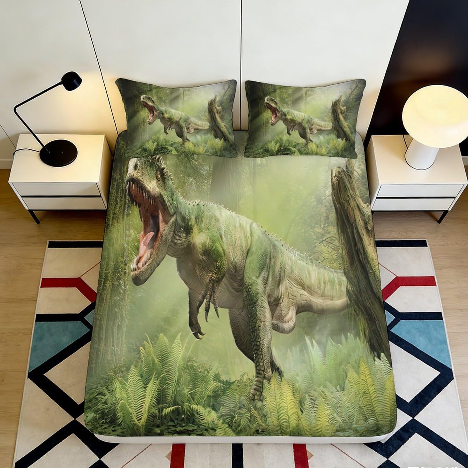 3D Printed Camper Van Fitted Sheet Microfiber Deep Pocket Non-Slip Bedroom Bedding Camper Van Mattress Fitted Cover Washable 90x200x25cm