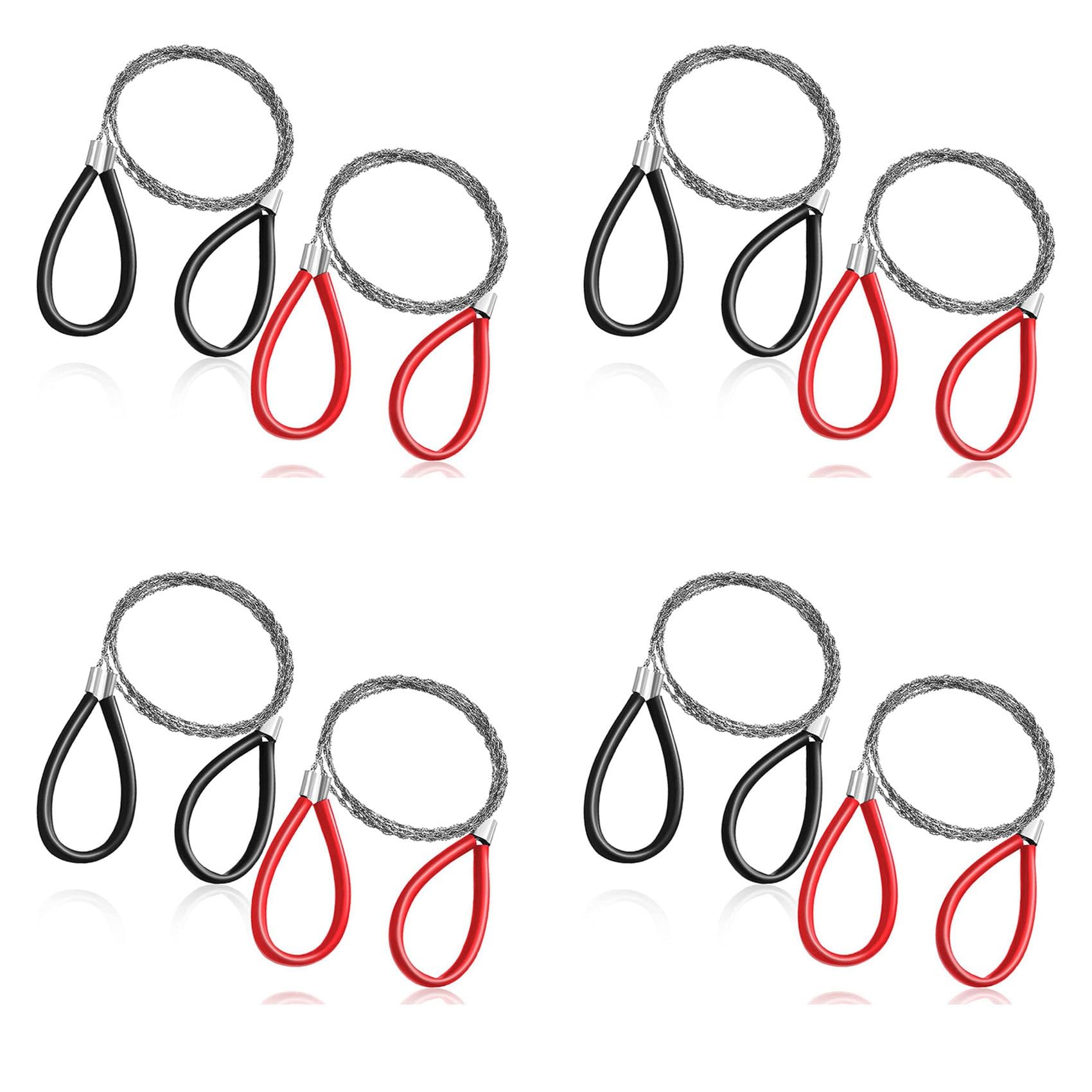 Taglierina A Catena Husoiuy In Acciaio Inox - 75cm, Per Legna, PVC, Sopravvivenza - Foto 1