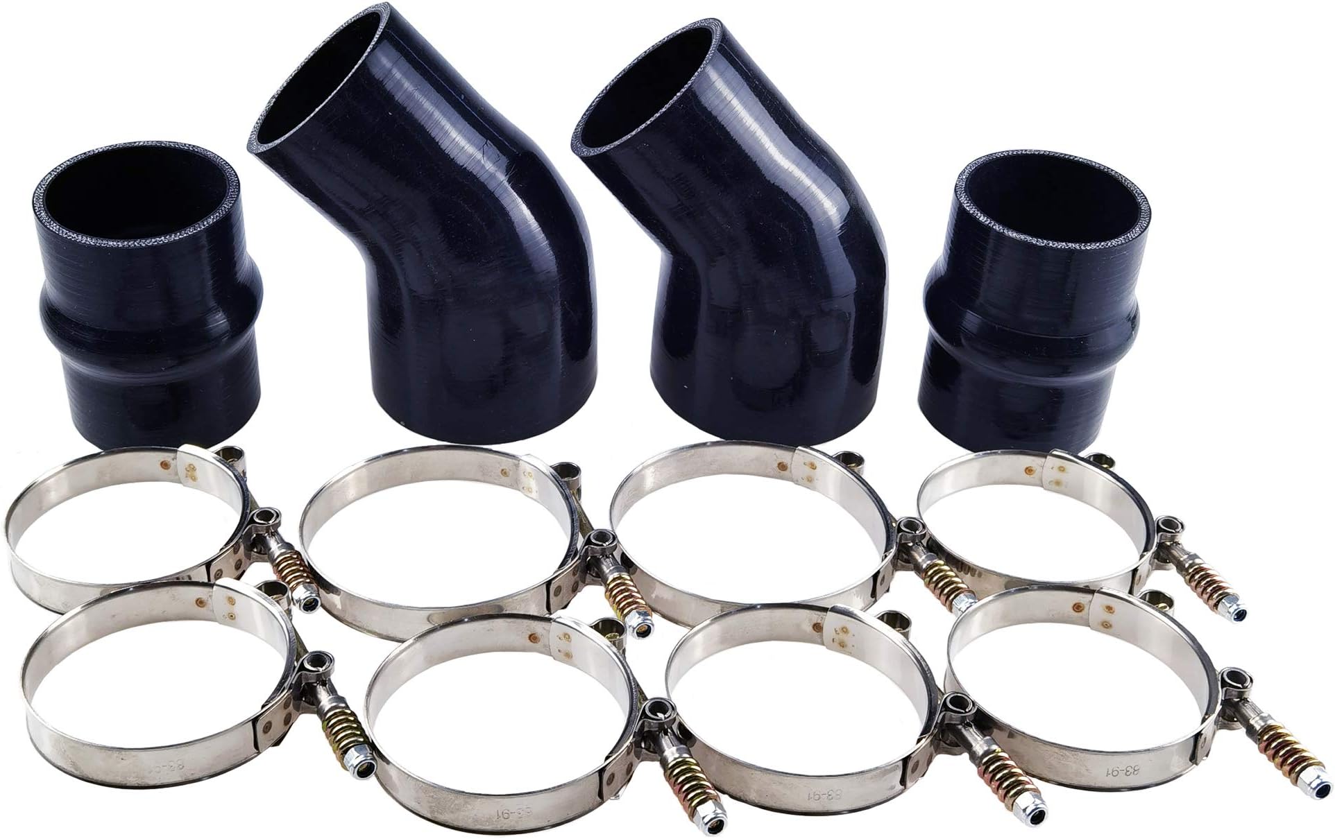 Heavy Duty Intercooler Boot Kit Compatible With 1318 Dodge