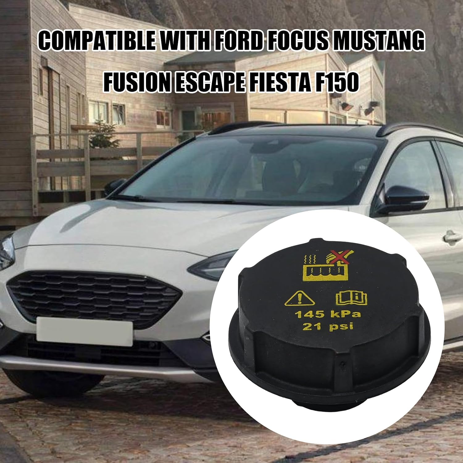 DG93-8101-AA Tank Cap Replacement for Ford Mustang GT 2015-2021 Replacement for Ford Escape 2013-2019 Replacement for Lincoln MKZ 2015-2021,Replaces 3M5H810-OAC