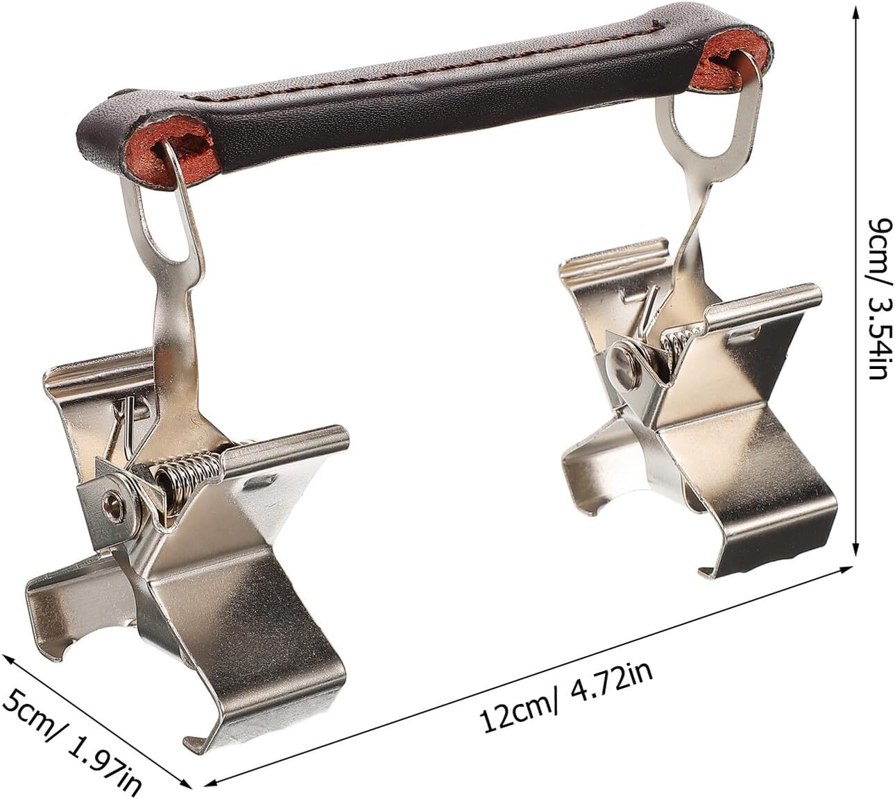 OFFSCH Metal Wet Canvas Carrier Clamp for Artists Stainless Steel Oil Painting Frame Separator Clip Ergonomic Art Holder for Canvas Panels for Field Sketching and Classroom Use
