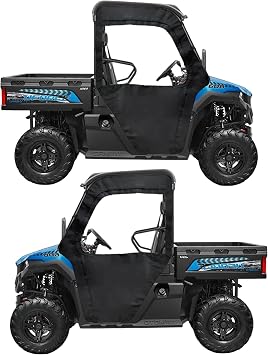 CFMOTO Uforce 600 Doors with Window,Two-Layer Fabric for Outdoor | Upgraded Zipper Soft Cab Enclosures Compatible with CFMOTO Uforce 600