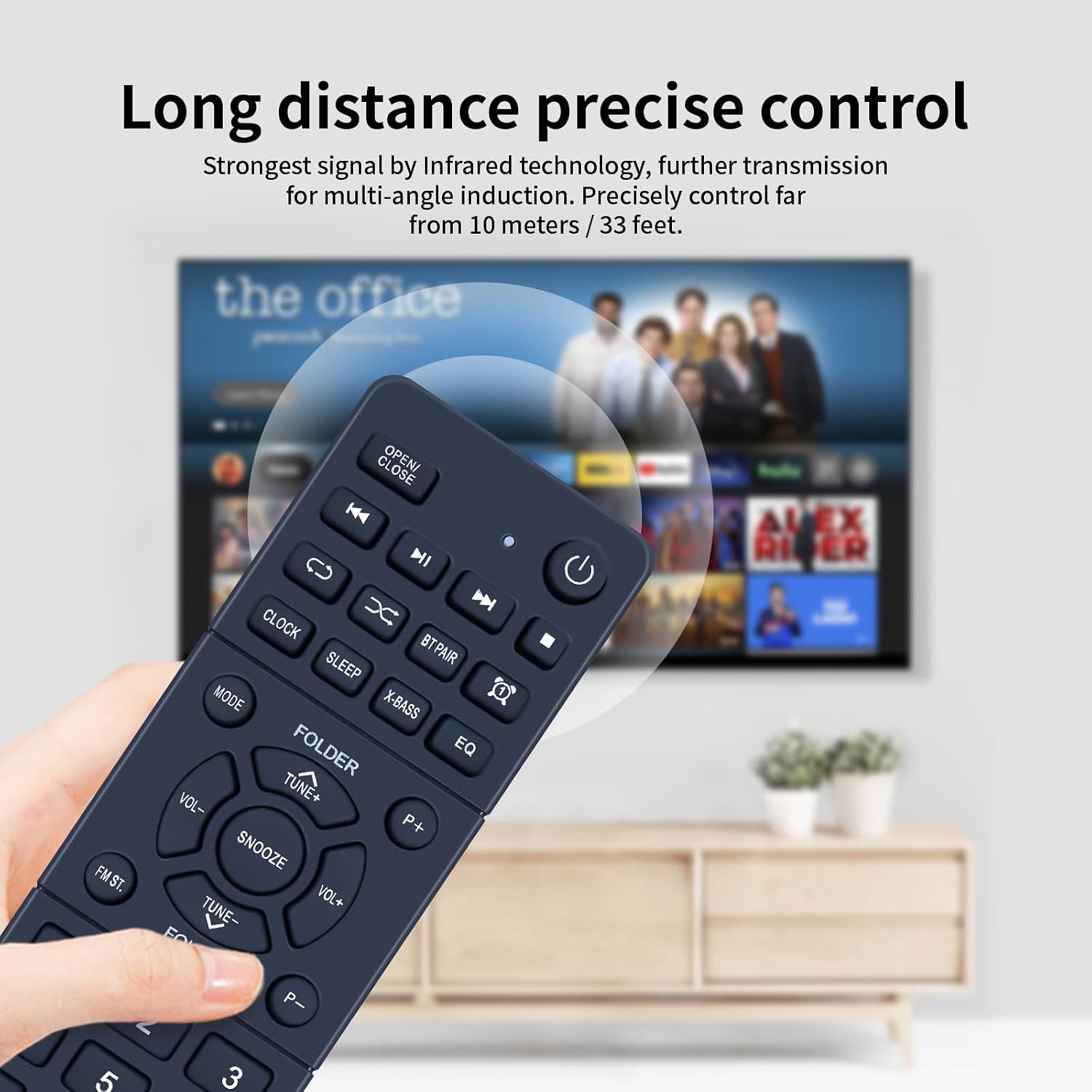 New Replacement Remote Control for Oakcastle Home Stereo System HIFI100 image 4
