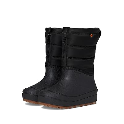 Bogs Kids Snow Shell Zip Solid (Toddler/Little Kid/Big Kid) Kids Shoes Black