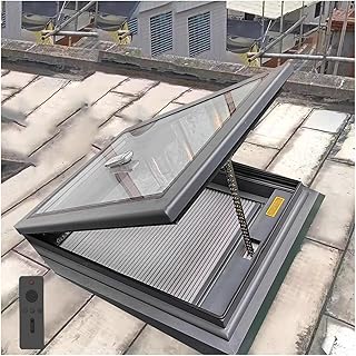 Aluminum Alloy Frame Automatic Skylight House Roof Window, with Rain Sen...
