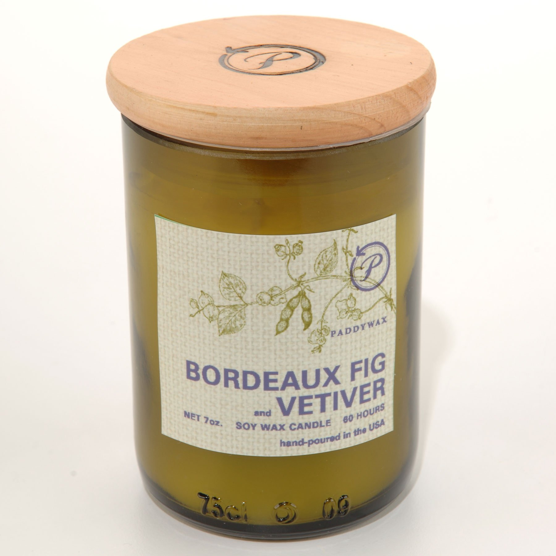 Paddywax ~ 8oz Eco Green ~ Soy Wax Candle ~ BORDEAUX FIG & VETIVER