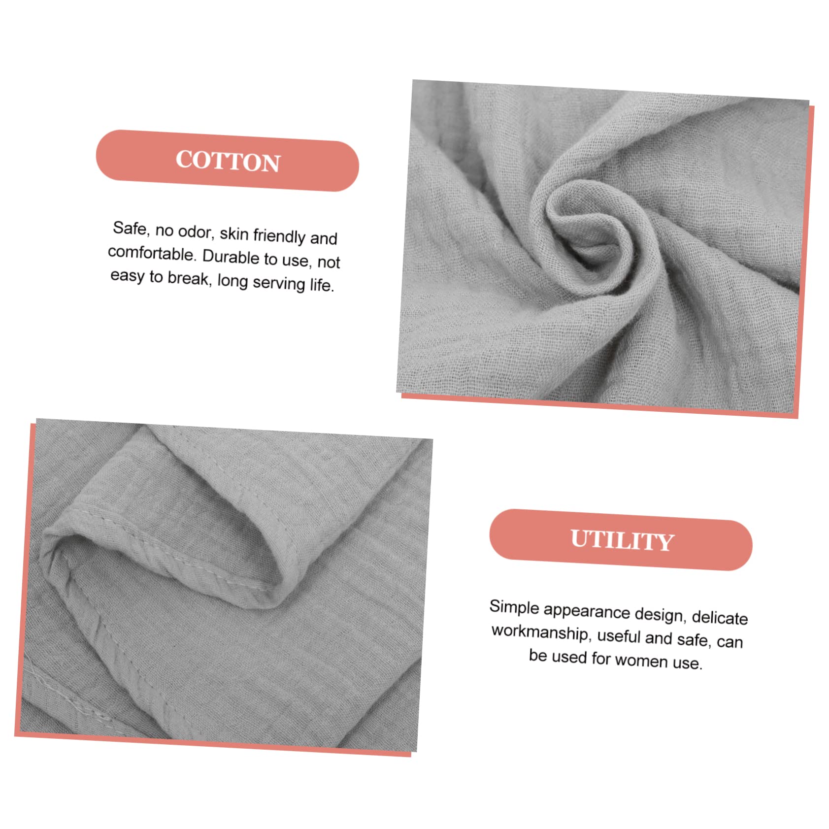 SUPVOX Nursing Cover Apron for Breastfeeding Mom Nursing Cover Cotton for Travel