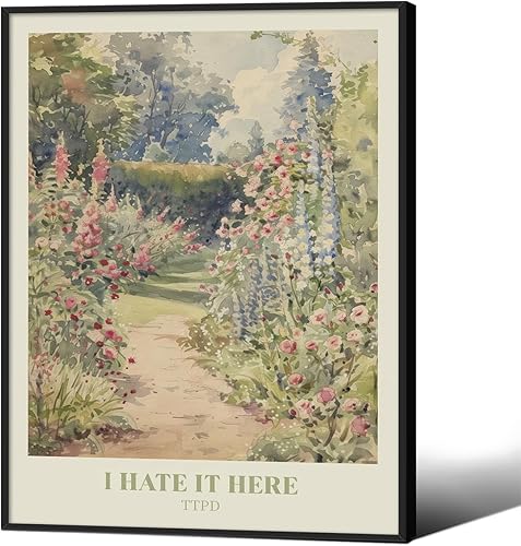 Miniatura 14 de Jefuzh Arte de pared de paisaje de naturaleza otoñal, póster de paisaje de árbol de bosque de otoño, hojas de arce retro, pintura al óleo, Vintage