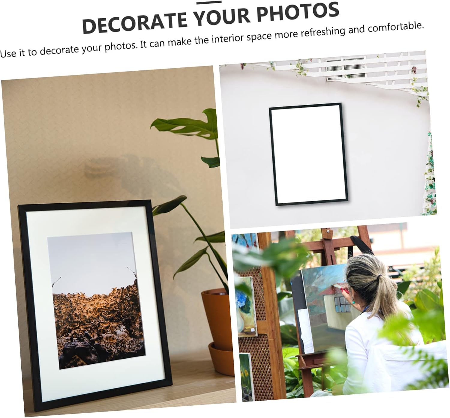 GLSTOY 20pcs Pre-Cut Picture Mats for Framing Acid Matting Board for Photos and Artworks Safe Paperboard Backing for Home Decor