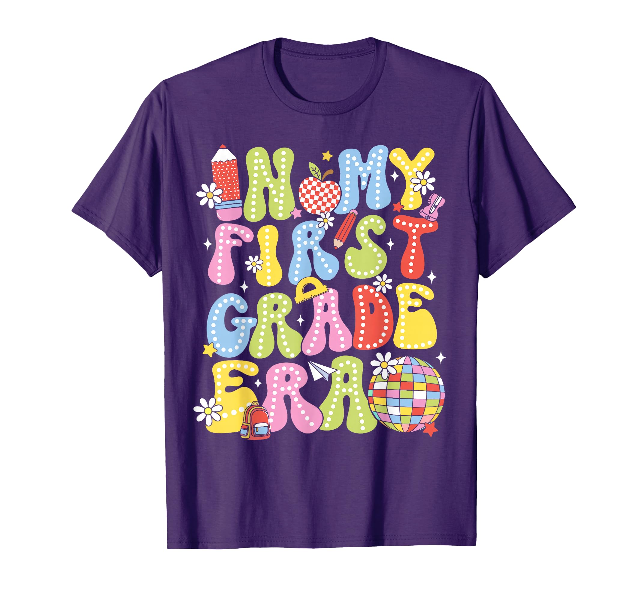 In My 1st First Grade Era Cute Teacher Kid Back To School T-Shirt