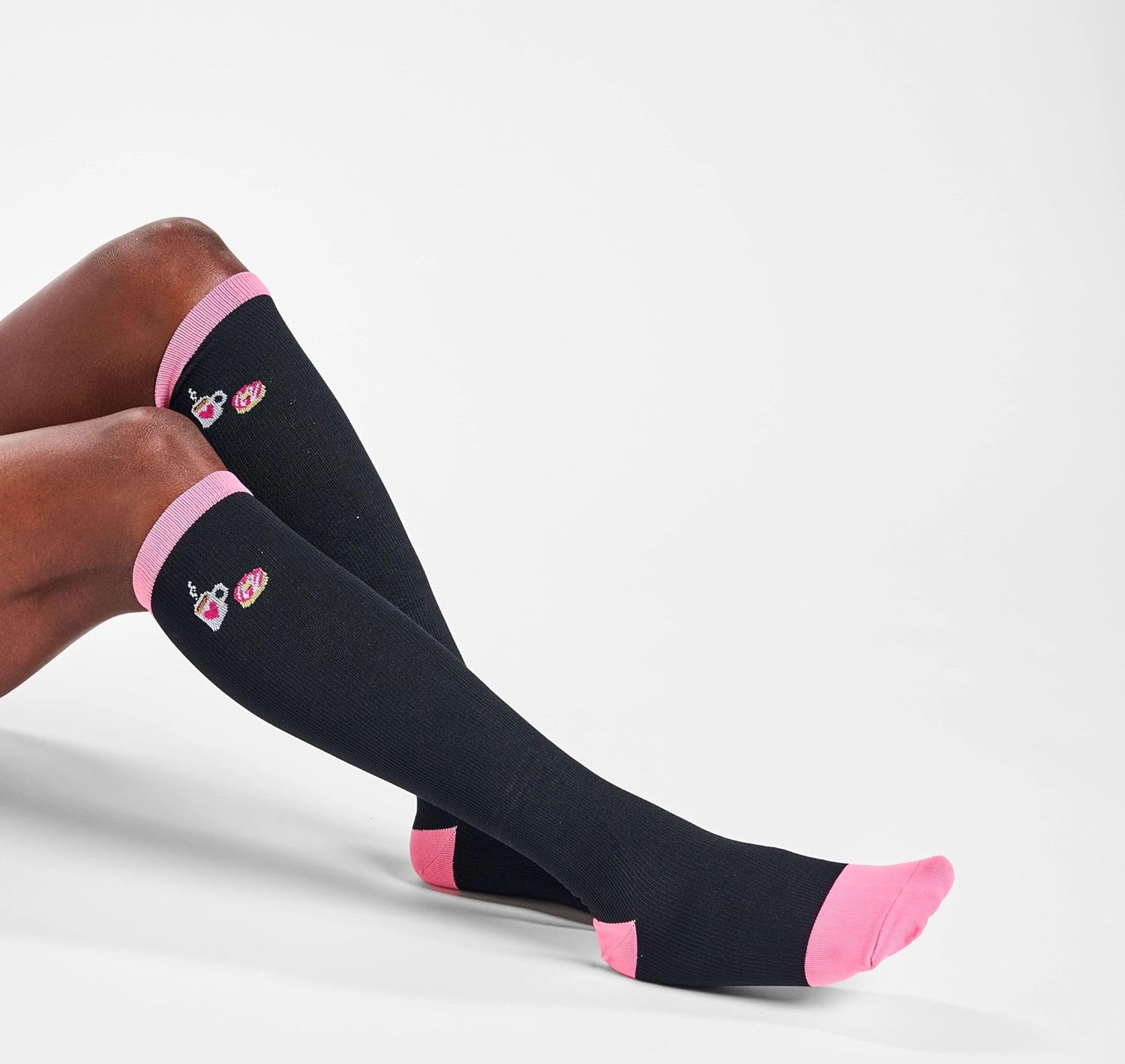 Nurse Mates 3 Pack Women's Compression Socks | 12-14 mm/Hg | Reduce Swelling | Improve Circulation | One Size | 3 Pair