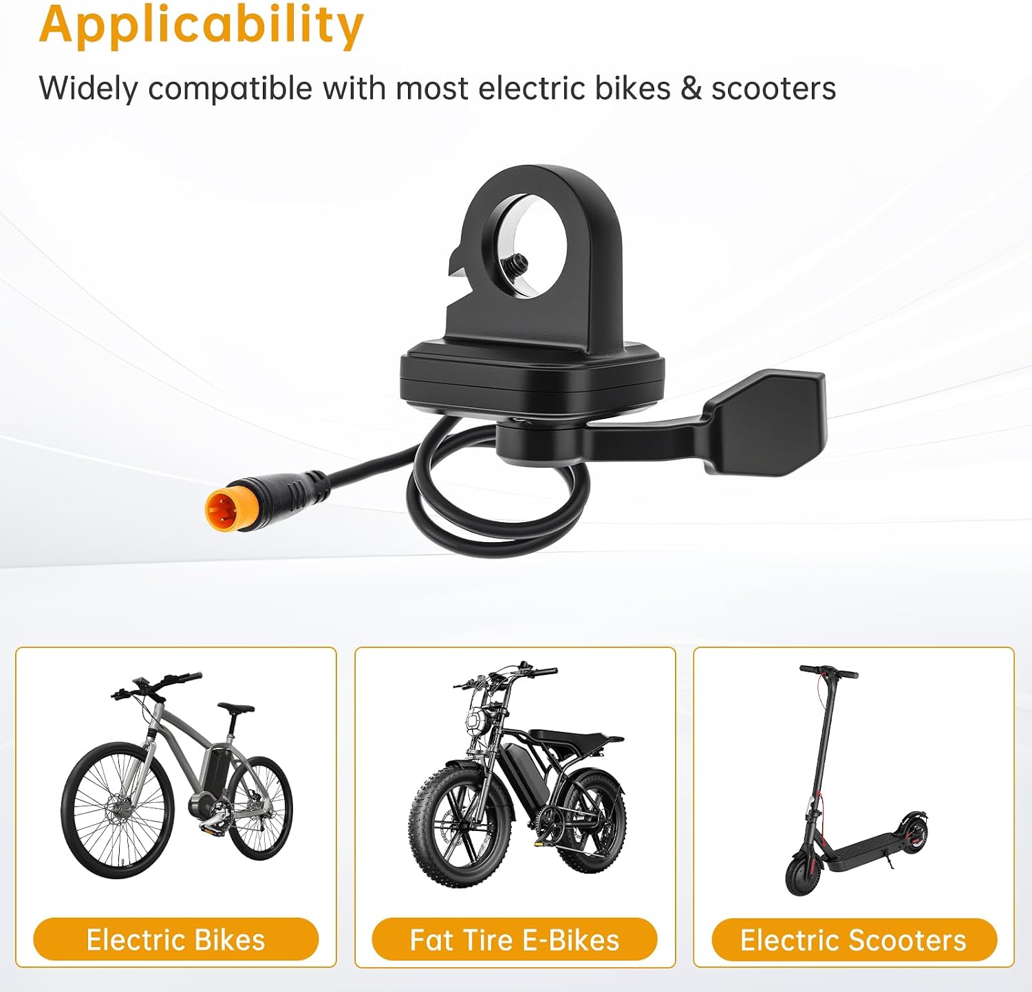 Thumb Throttle for iScooter IX3 IX4 Waterproof 12V-72V image 3