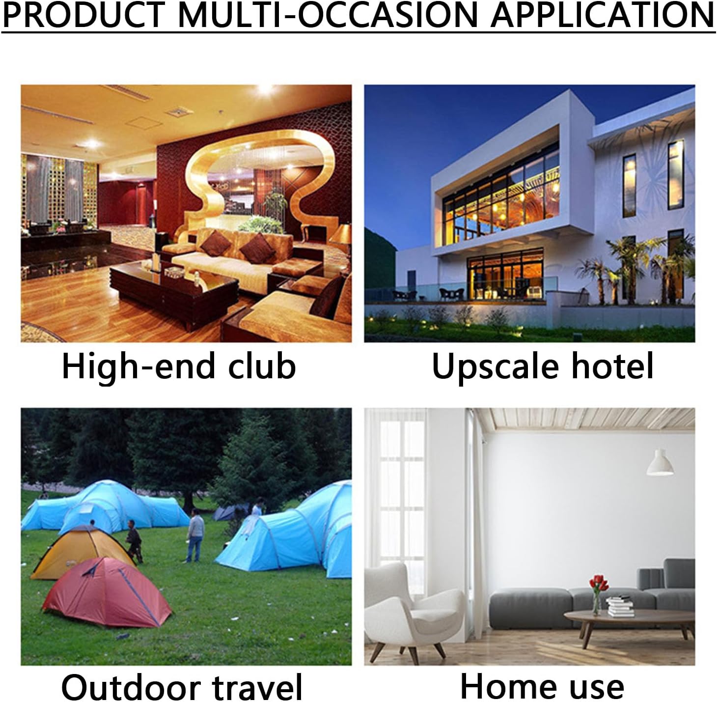 Waterproof Stretch Suede Fabric Dining Chair Covers for Kitchen Hotel Party Home Wedding Black (Set of 6)