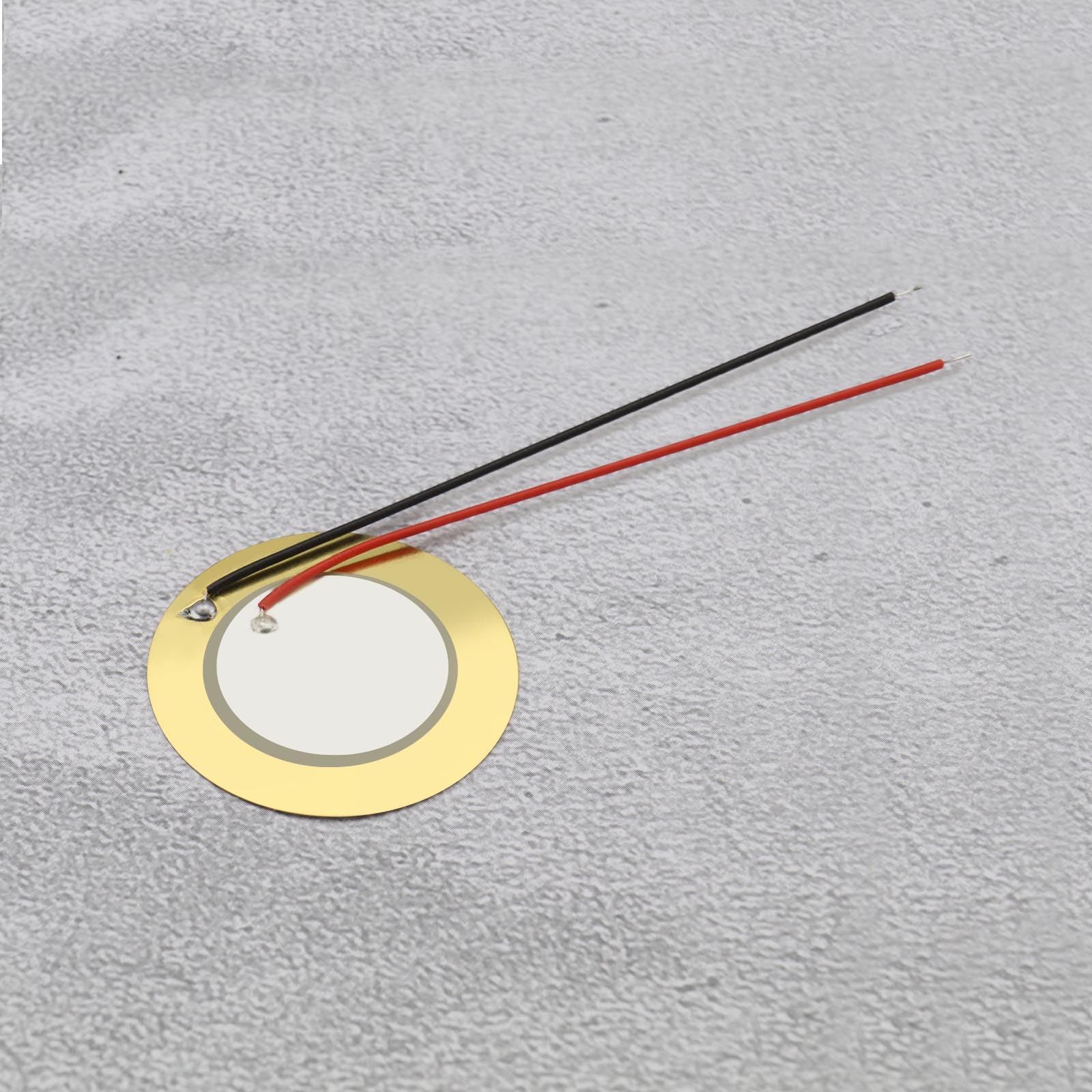 10pcs 20mm Disque en Cuivre Piezo Buzzer 2 Pôles Buzzer Capteur Acoustique Éléments de Transducteur pour Capteurs Tactiles Déclencheurs de Tambour électronique Buzzers