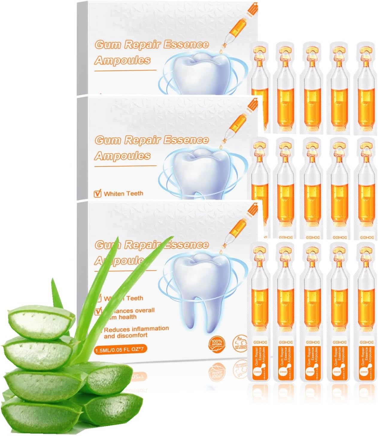 Gum Repair Essence Ampoules Tooth Serum Repair for Receding