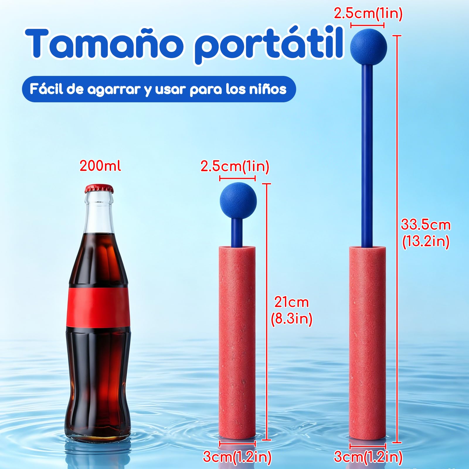 Lehoo Castle Pistola de Agua, Pack de 12 Pistola de Agua Espuma para Niños, Juguete de Agua para Piscina, Playa y Jardín, Juguete de Verano Exterior