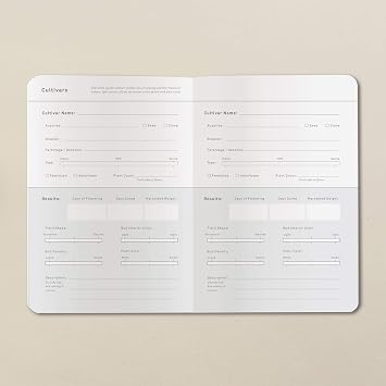 Goldleaf Grow Planner & Log Book Premium Grow Cycle Tracker for Cultivators & Plant Enthusiasts | Track Growth, Harvest & Planting Phases