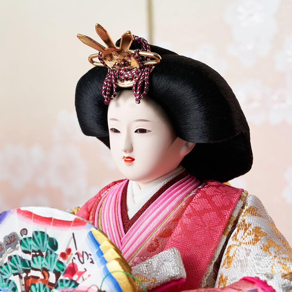 雛人形　久月　収納親王飾り Amazon | 久月official 雛人形 親王収納飾り 結シリーズ 春 4HR