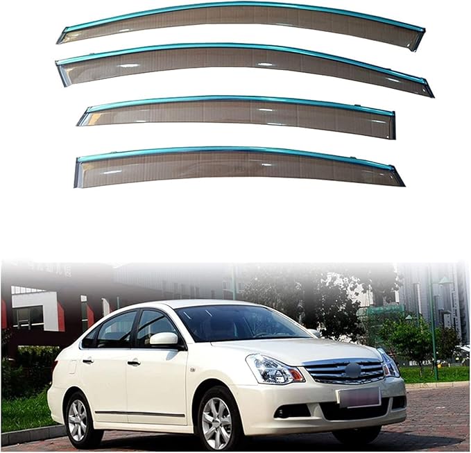 HEWAN Car Wind Rain Deflector for Nissan Sylphy 2008 2009 2010 2011