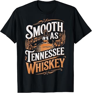 Smooth As Tennessee Whiskey Western Country Music T-Shirt