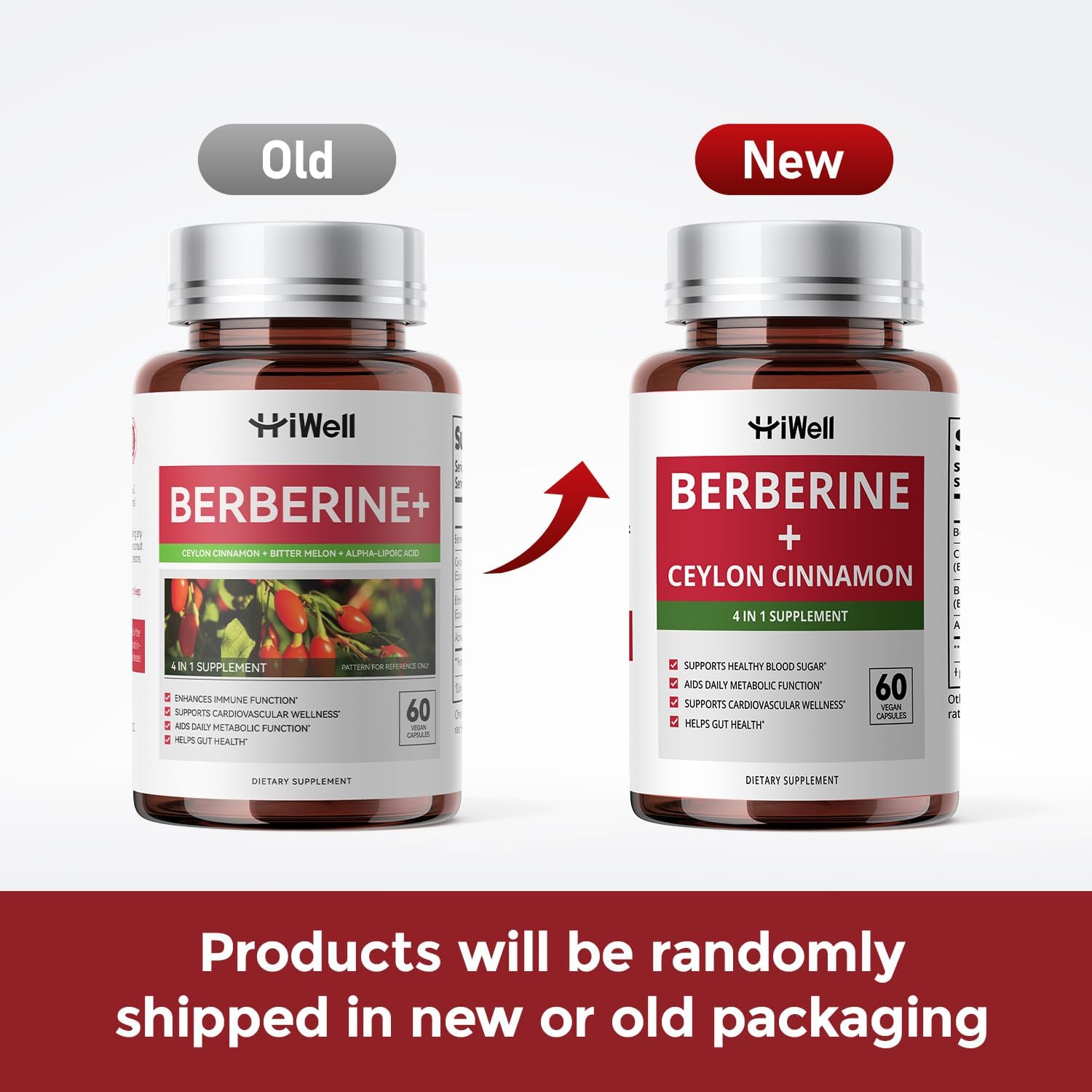 Berberine with Ceylon Cinnamon, 800mg Advanced 4-in-1 Synergy Berberine Supplement, Multi-Targeted Berberine Complex Support Blood Sugar, Cholesterol Health & Immune*, Gluten-Free, Non-GMO & Vegan - Image 8
