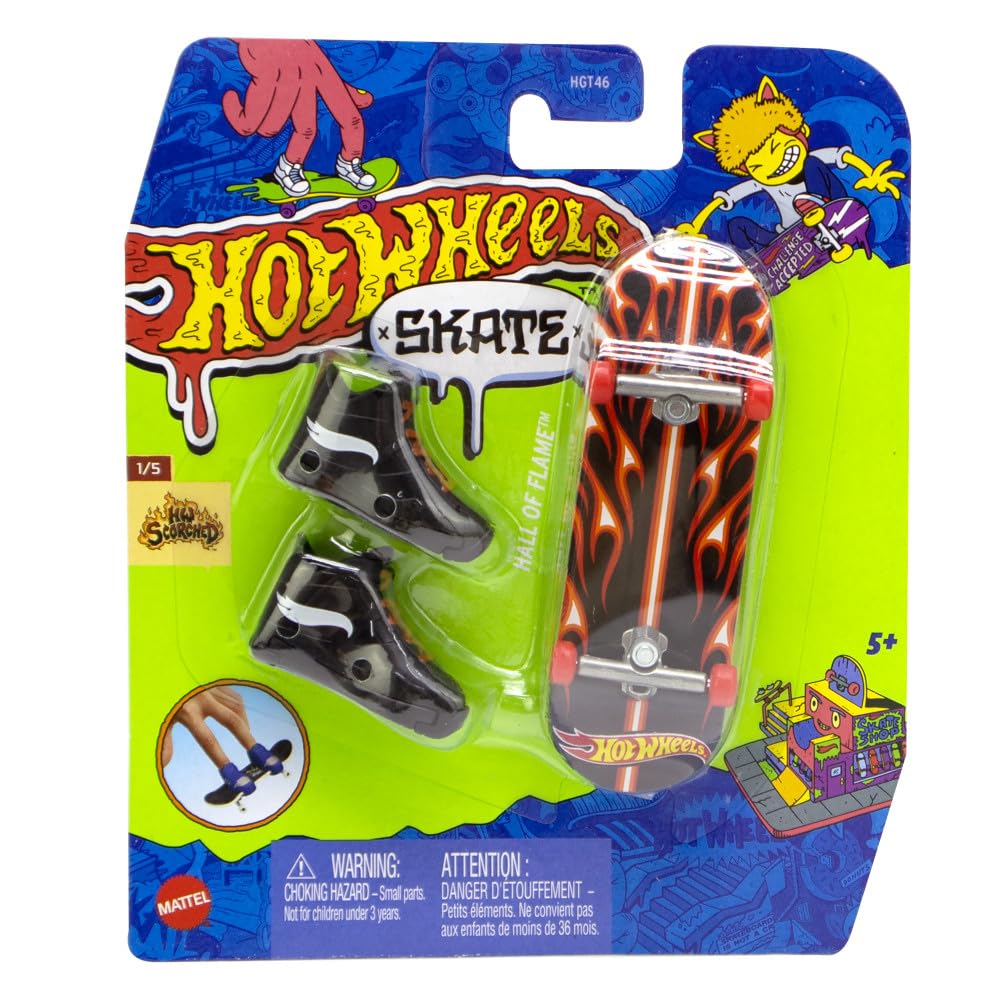 Hot Wheels Skate de Dedo - Hall Of Flame - Mattel HGT46/HVJ71