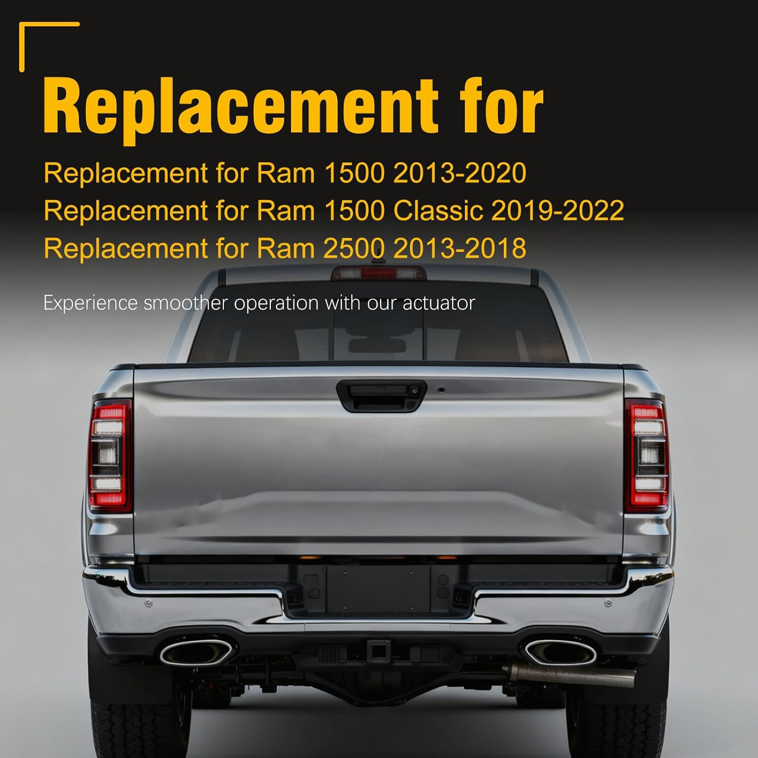 SYOWADA 68093354AD Tailgate Lock Latch Actoator Door Control, Replacement for Ram 1500 2013-2020, Replacement for Ram 1500 Classic 2019-2022