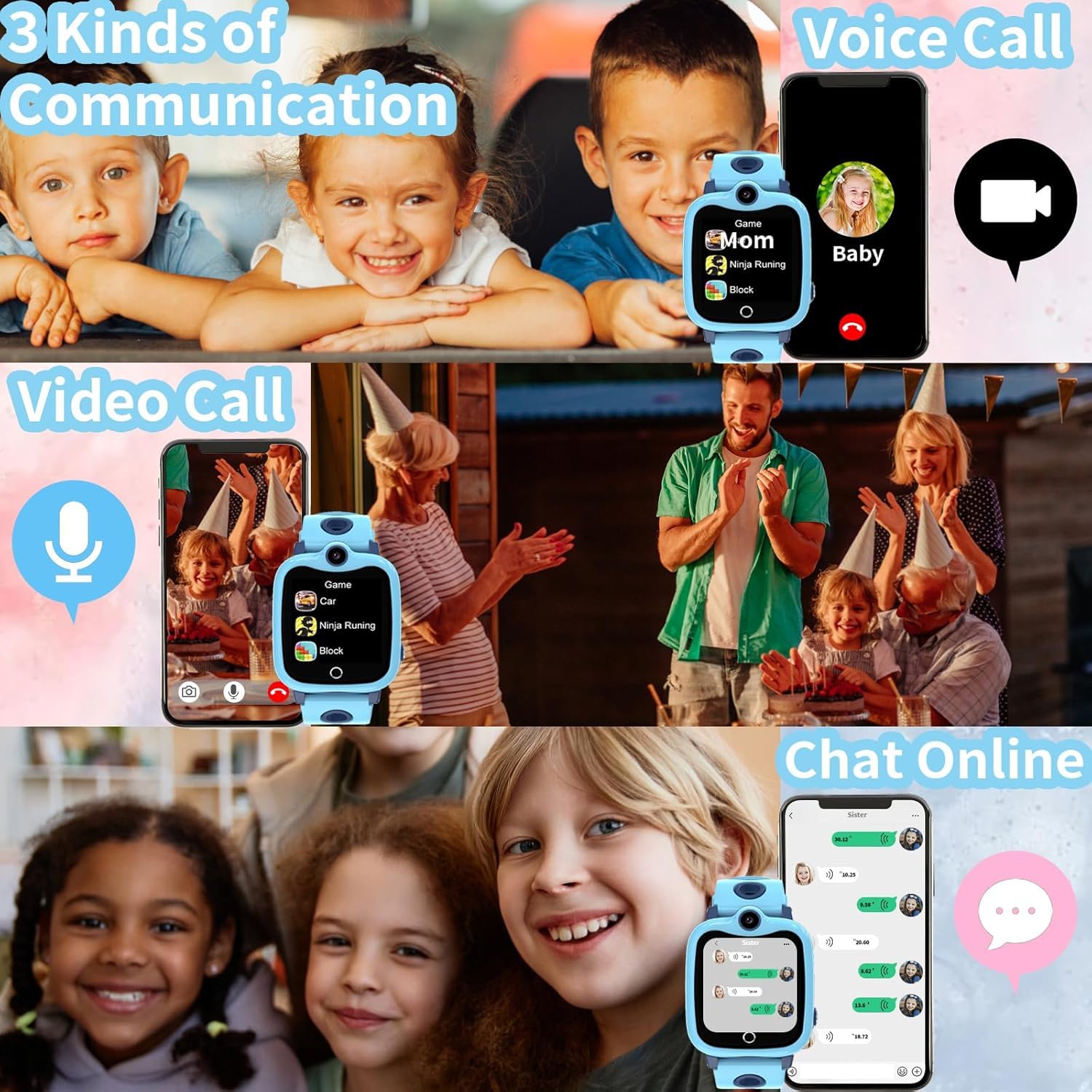 Videollamada Chat Gratis Con Can Reloj Niño Smartwatch Niños
