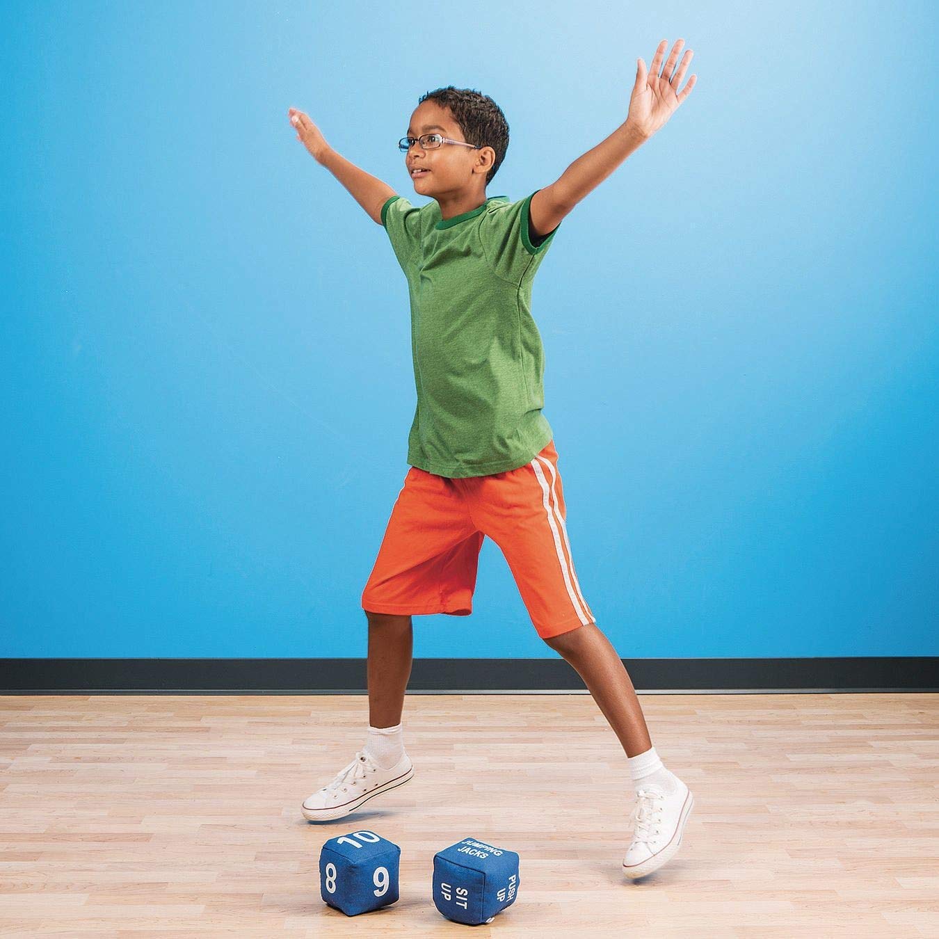 S&S Worldwide Fitness Dice, 4" Length, 4" Width