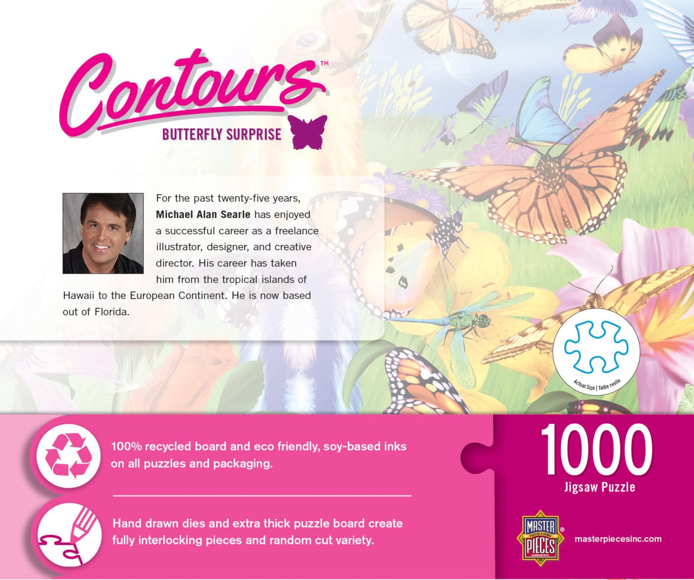 BUTTERFLY - puzzle w kształcie 1000 elementów