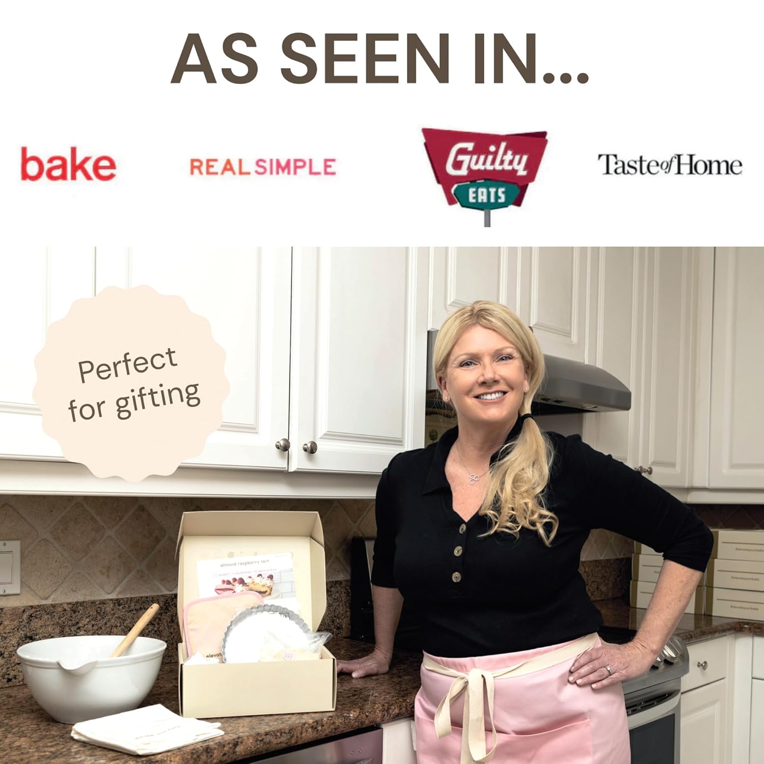 CrumbleCrate Raspberry Star Bread DIY Baking Kit | Artisan Bread Making Set for Adults | Pre-Measured Ingredients & Tools | Baking Gift