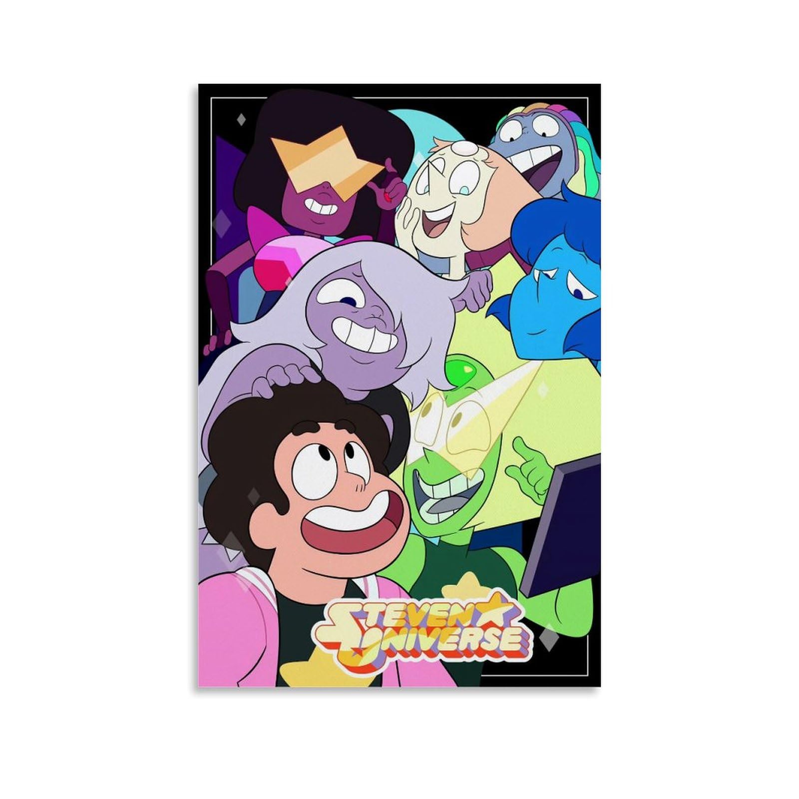 Whbaq Unframe-Style Steven Poster Universe Poster Canva Colourfast Wall Art Decorative Painting For Living Room Bedroom Home Decor 12X18inch(30X45cm)