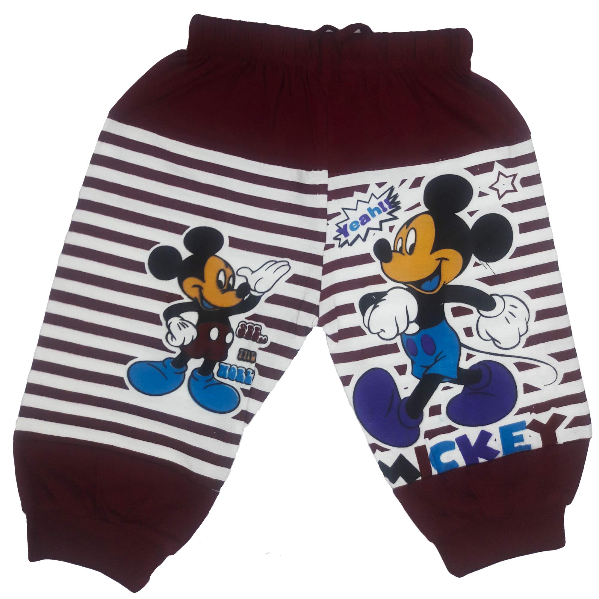 Khwahish Kids Cotton Unisex Multi-Coloured Printed Full Length Relaxed Loose Fit Ribbed Pajama Pants (4-5 Year) Combo Pack of 5 Pieces. 3