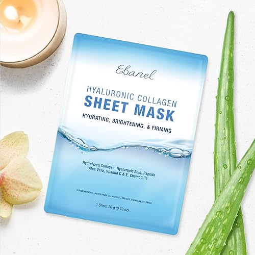 Miniatura 7 de Ebanel - Máscara facial de colágeno iluminadora e hidratante instantánea