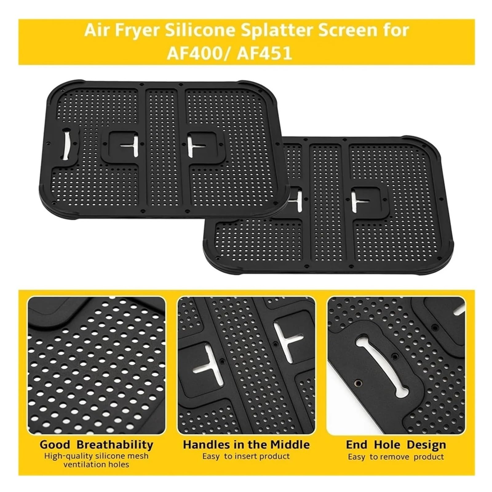 Austausch Des Spritzschutzes For Die Heißluftfritteuse, For AF400EU AF451EU