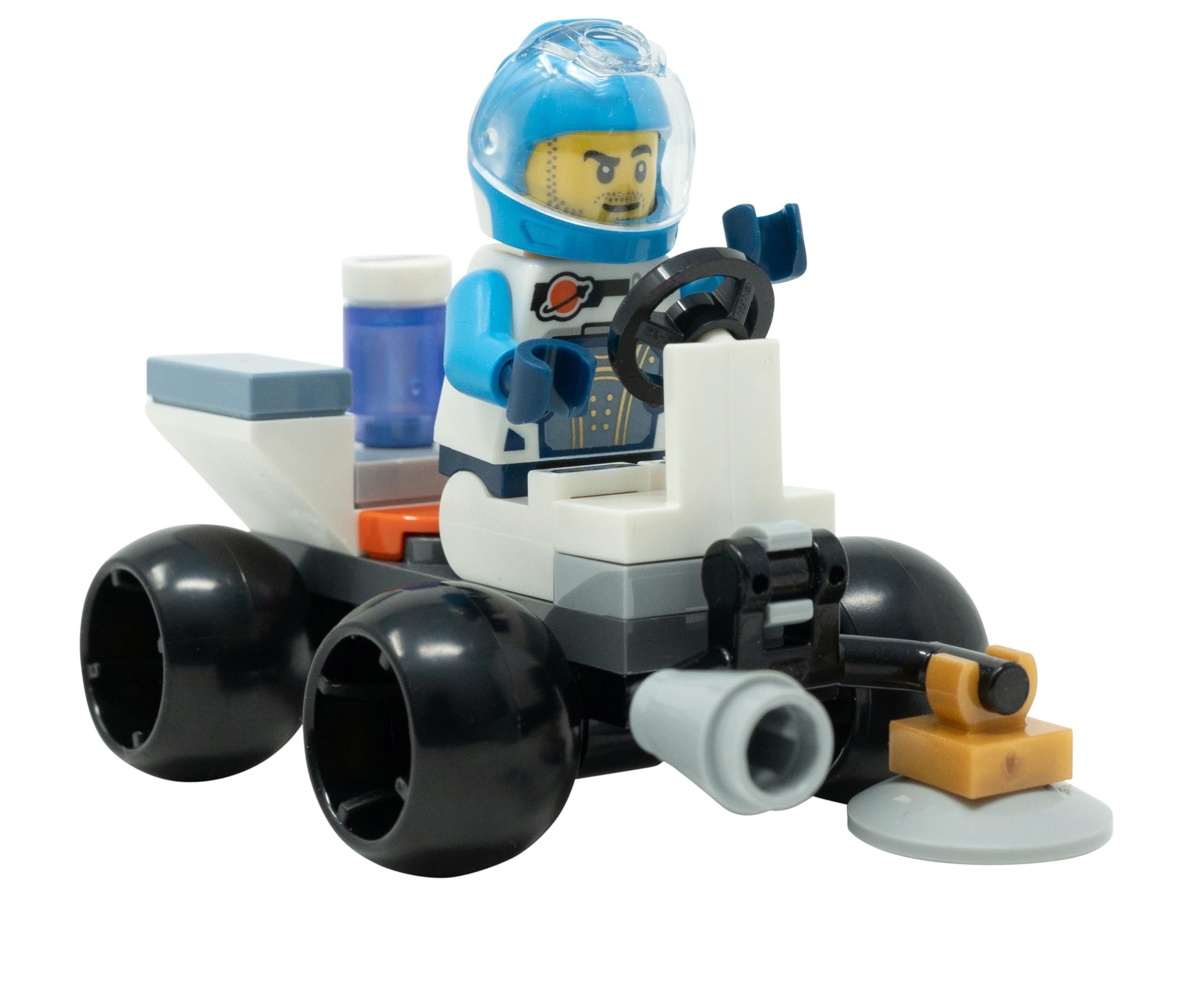 LEGO City Space Astronaut Minifigure with Moon Rover