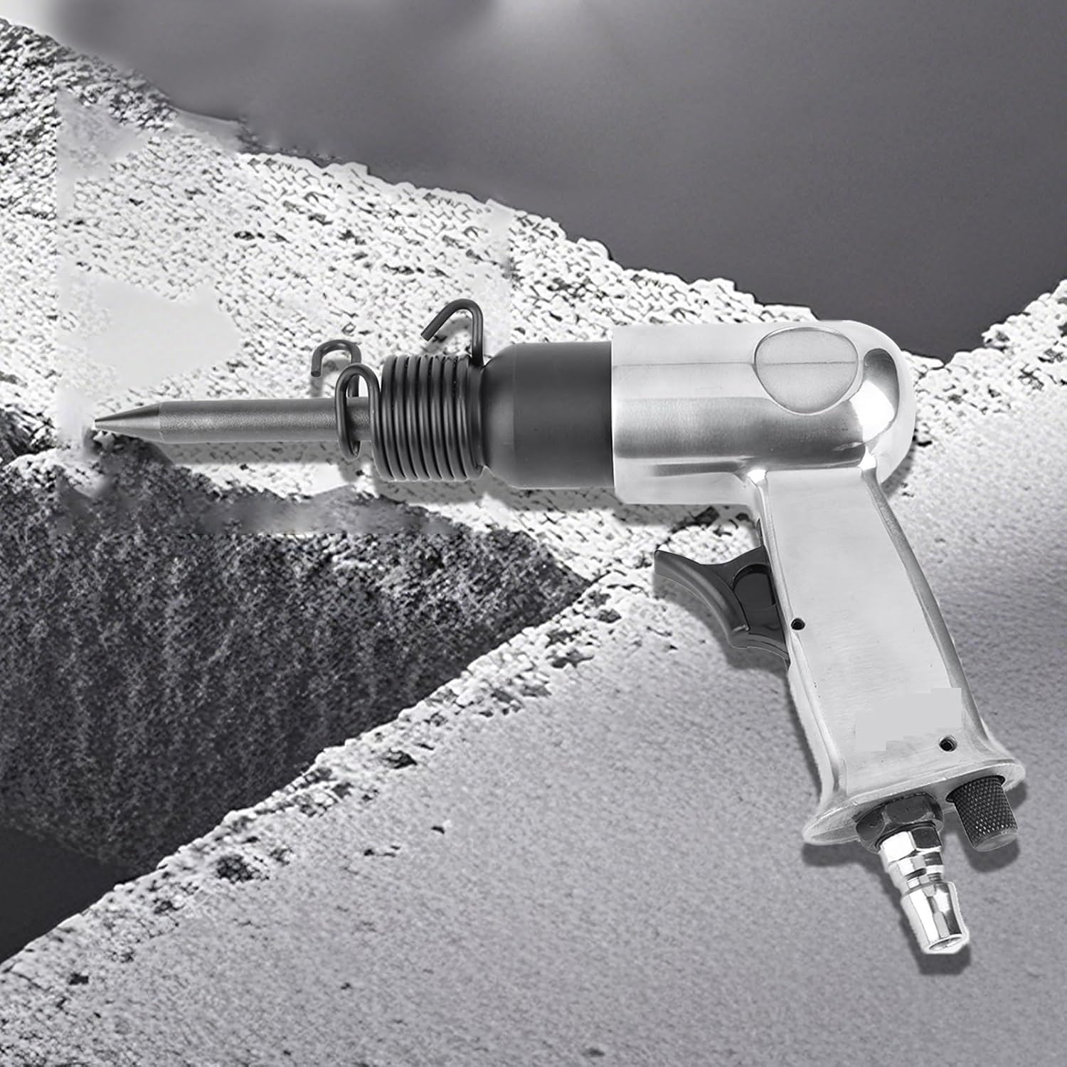 Air Hammer, 150 MM Pneumatic Hammer Air Shovel Tool 4500 BPM Multi-functional Rust Remover