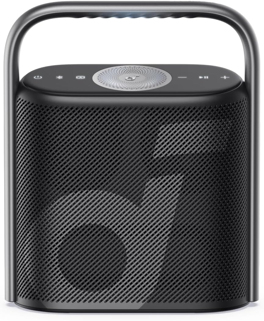 soundcore Motion X500 Bluetooth Speaker, Portable Speaker with Immersive Spatial Audio, Wireless Hi-Res Sound with 3X Detail, 3-Channel Audio and an Upward Firing Driver with Ambient Light