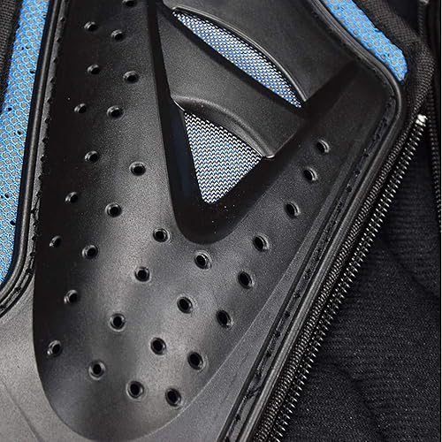 Vista 7 de Traje de armadura de motocicleta para niños, equipo de protección de pecho, columna vertebral, protector de espalda, hombro, brazo, codo