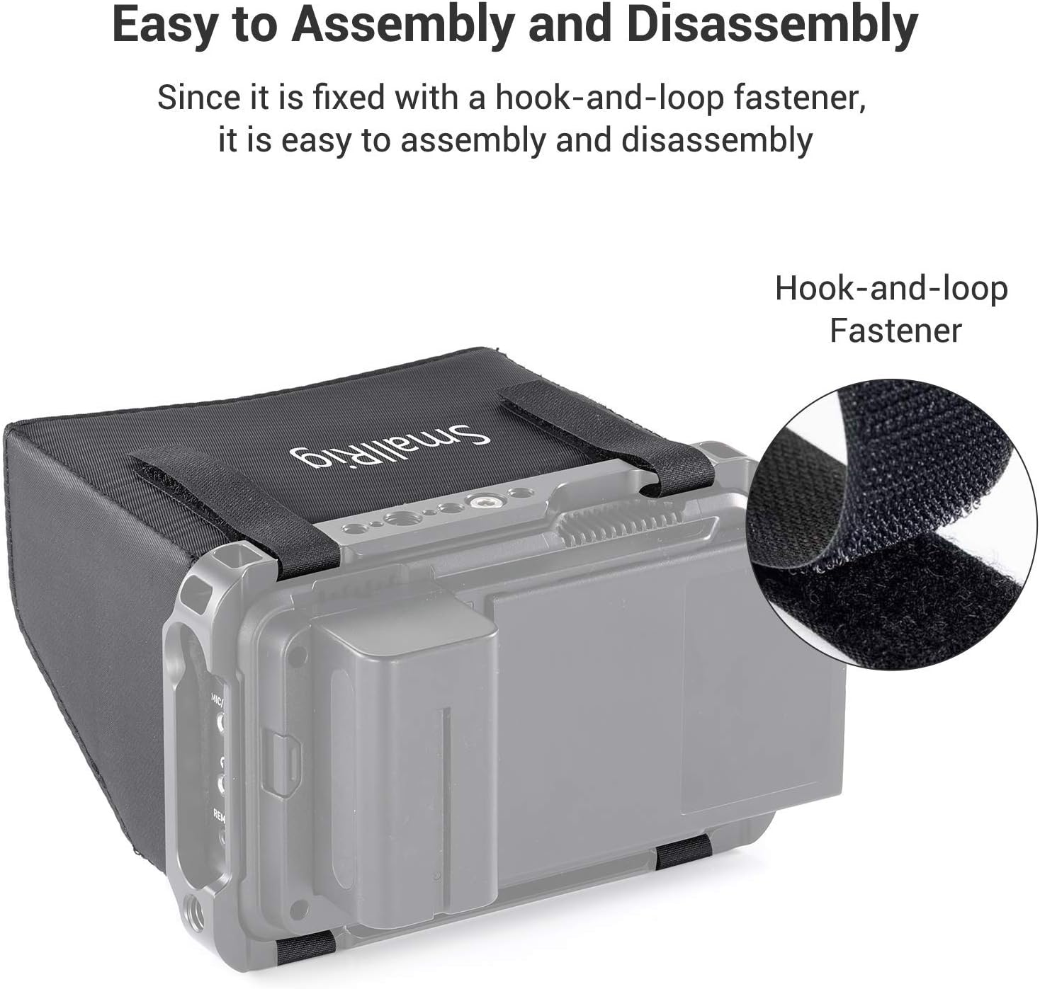 SmallRig Sun Hood for Atomos Shinobi 5" / Ninja Series Cage VH2269 - Image 4