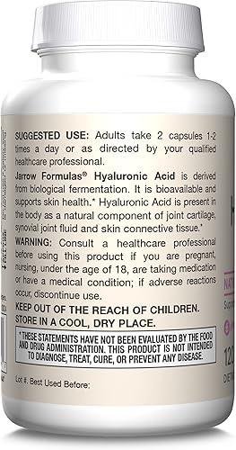 Miniatura 9 de Ácido hialurónico de Jarrow Formulas HYAL120 1 1