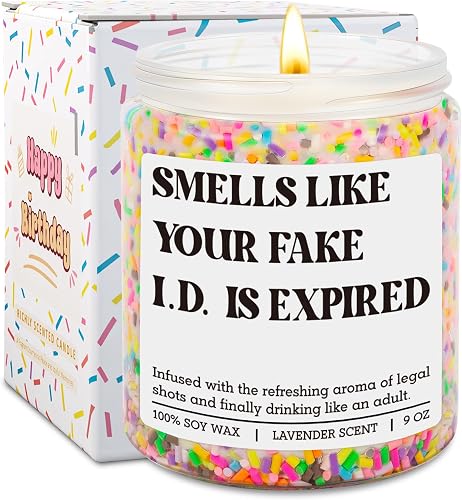 GSPY 21st Birthday Candle: A Funny & Relaxing Gift for Turning 21