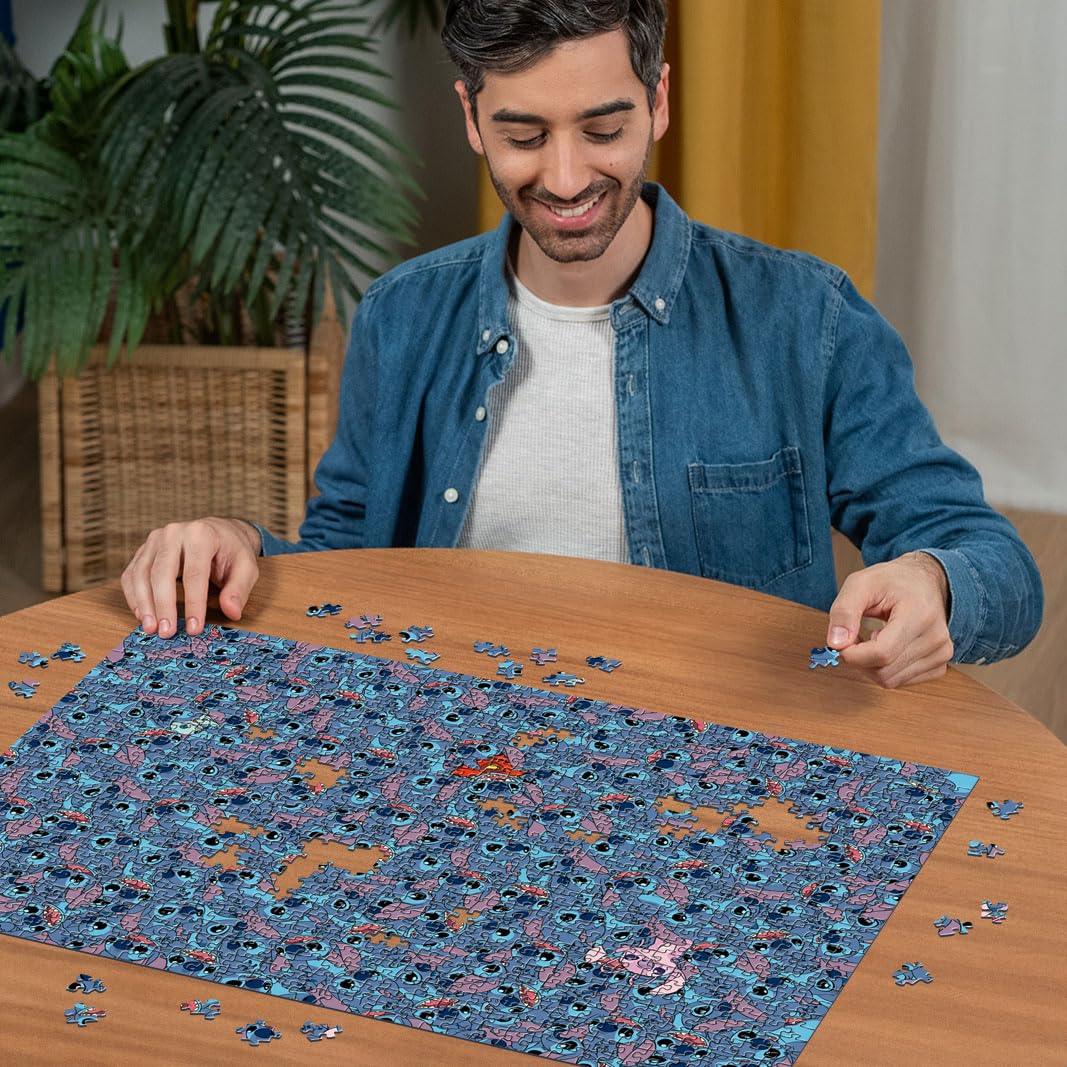 Ravensburger - Puzzle Stitch Challenge per Adulti e Ragazzi, 1000 Pezzi, Idea Regalo per Lei o Lui, 70x50 cm