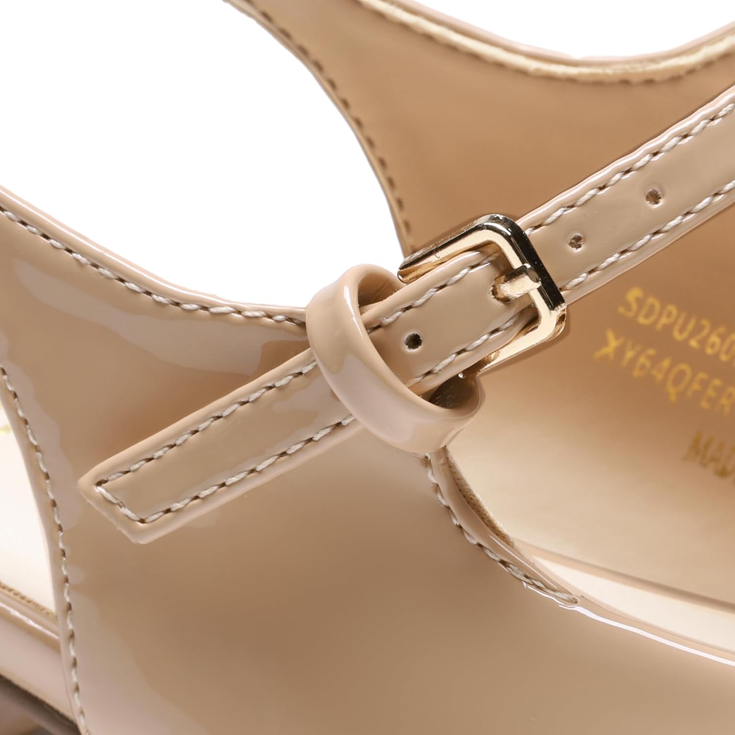 DREAM PAIRS Women's Mary Jane Low Chunky Heels Slingback Closed Square Toe Dress Shoes Wedding Party Work Office Pumps Shoes - Image 7