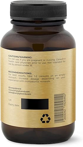 Miniatura 7 de I Am Joy co. Ormus Shilajit Lion's Mane - Ultimate Brain Power! Monoatomic 24k Gold - The Only Blend of Its Kind for Energy, Memory, & Focus - 60