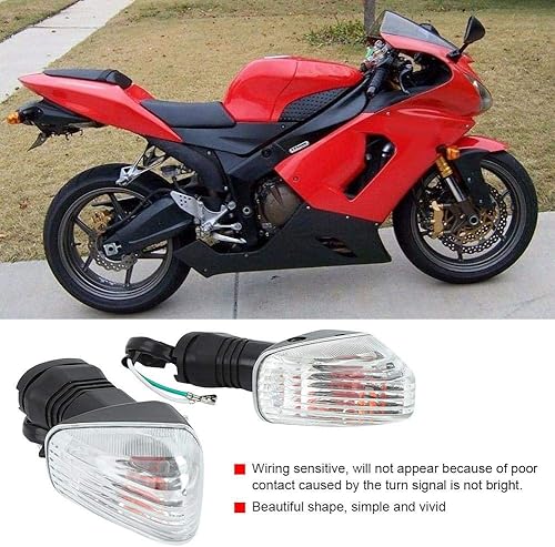 Miniatura 2 de Akozon Luz de señal de giro 2 unids motocicleta modificación accesorios lámpara de señal de giro para KAWASAKI NINJA ZX-6R 636 600 ZX-6RR KLE 500