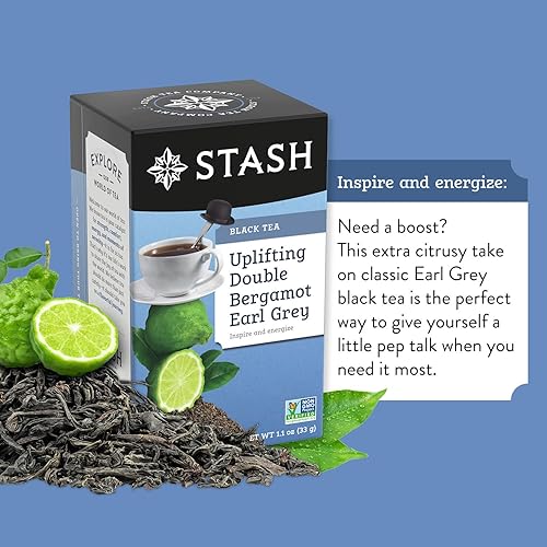 Vista 179 de Stash Té Chai de vainilla descafeinado, 6 cajas con 18 bolsas de té cada una (108 bolsas de té en total)