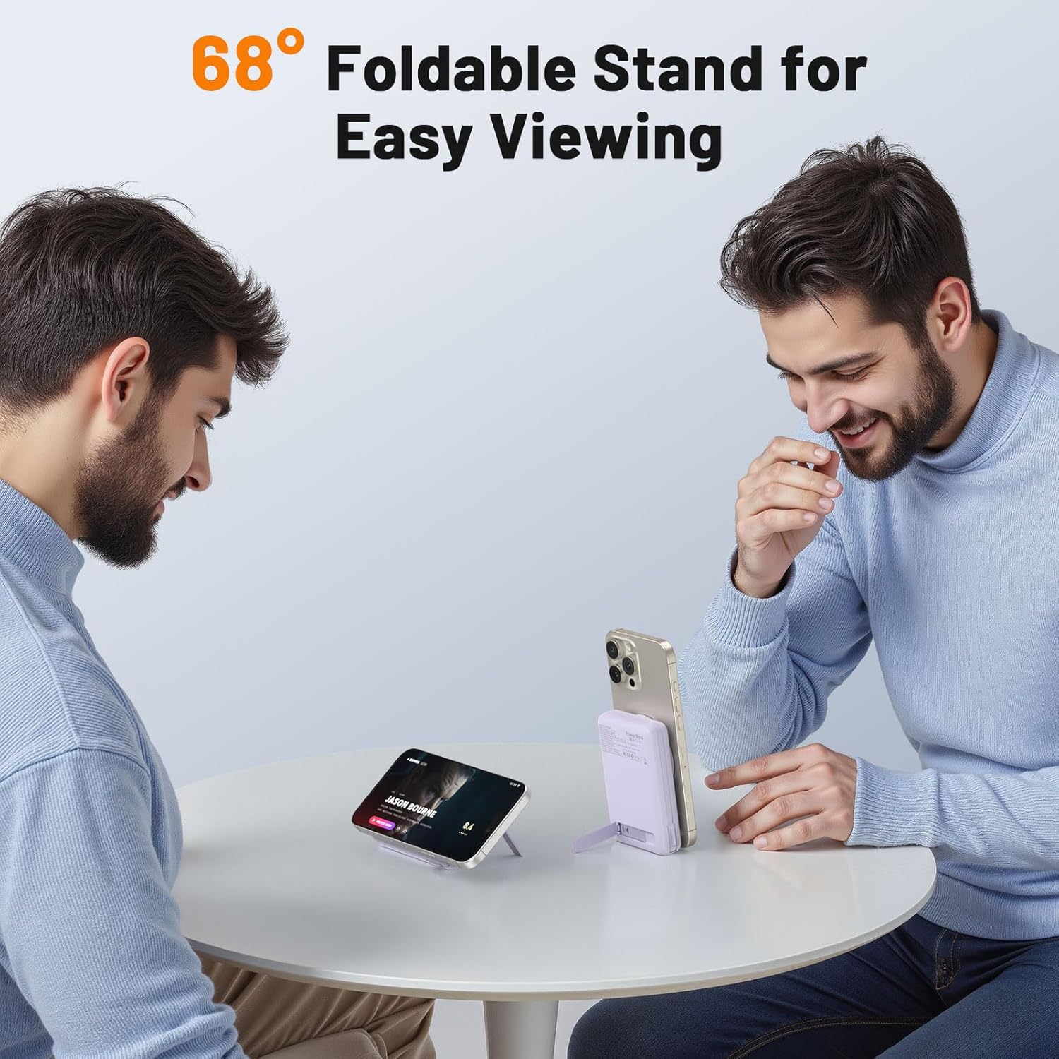 Selore&S-Global Magsafe Battery Pack,10000mAh Qi2 15W Fast Charging Magnetic Power Bank Bundle with Portable Charger with Wall Plug 10000mAh